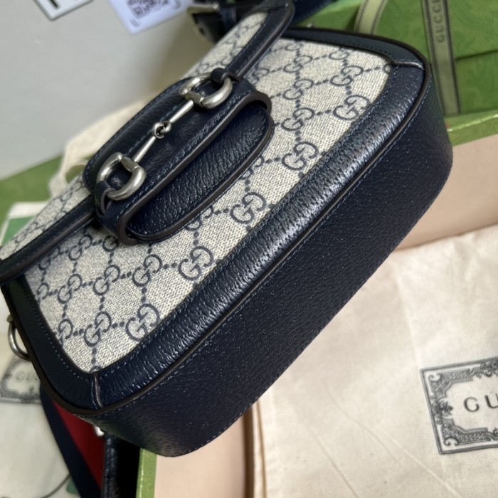 G*u*i G*u*i horsebit 1955 gg mini bag 658574 blue
