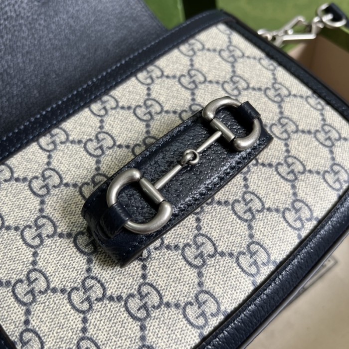 G*u*i G*u*i horsebit 1955 gg mini bag 658574 blue
