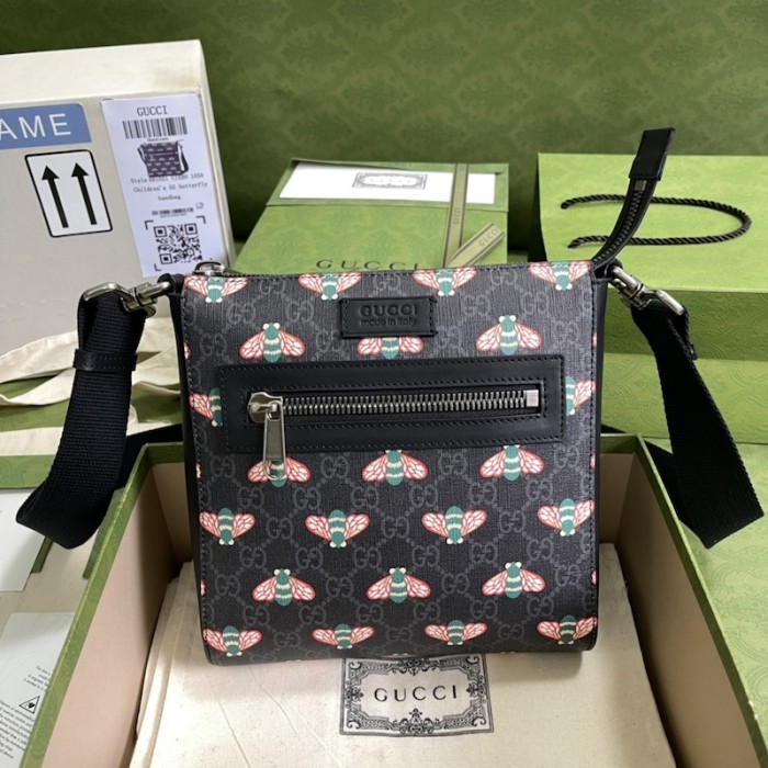 G*u*i bestiary messenger bag with bees ‎681021