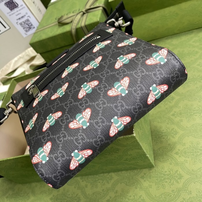 G*u*i bestiary messenger bag with bees ‎681021