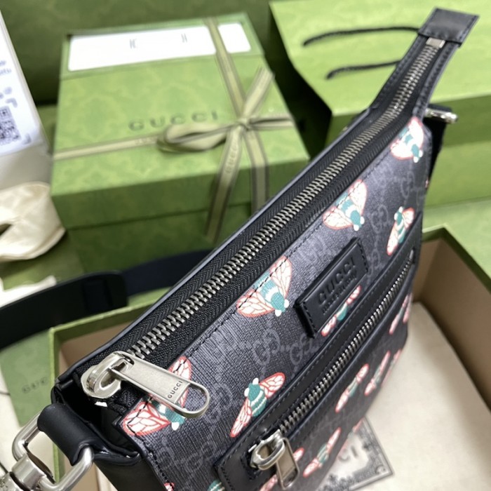 G*u*i bestiary messenger bag with bees ‎681021