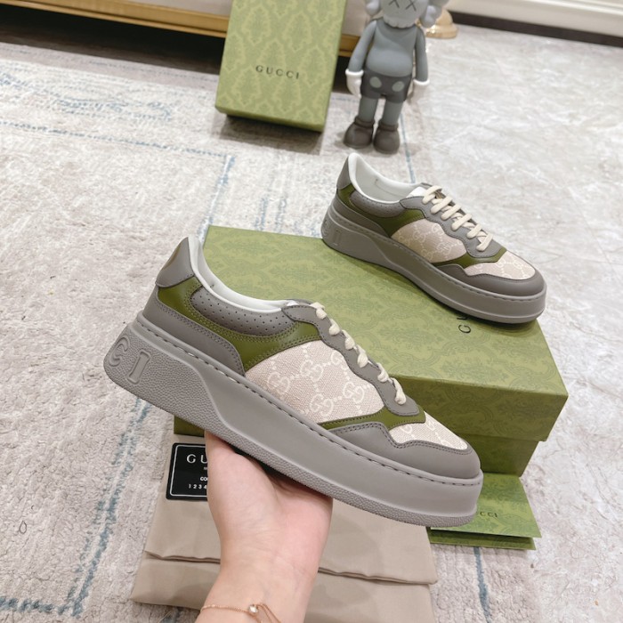 G*u*i gg embossed sneaker grey canvas