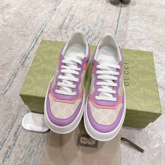 G*u*i gg embossed sneaker pink canvas