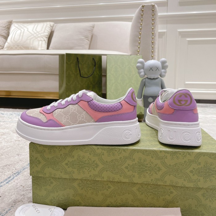 G*u*i gg embossed sneaker pink canvas
