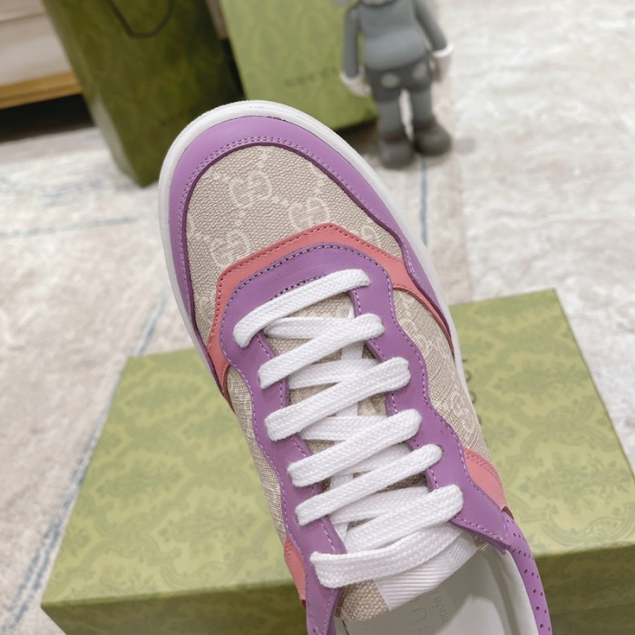 G*u*i gg embossed sneaker pink canvas