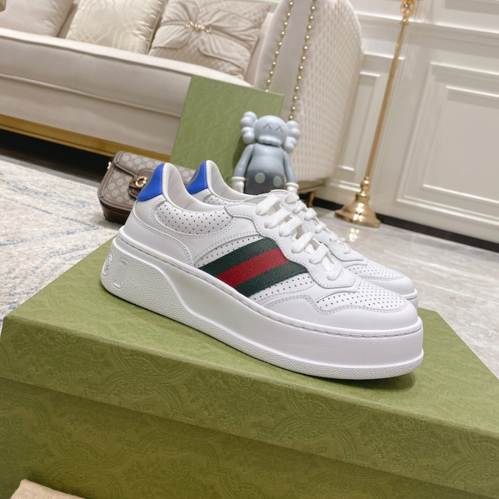 G*u*i gg embossed sneaker with web