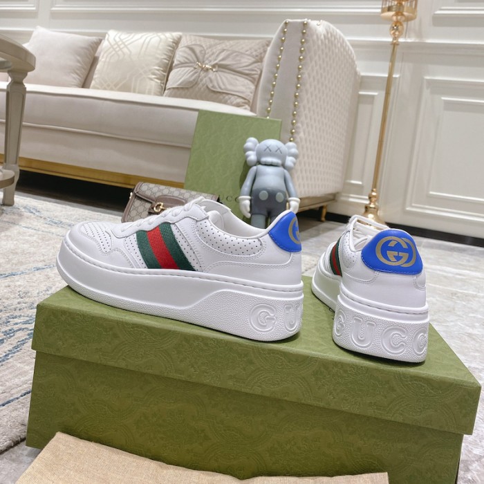 G*u*i gg embossed sneaker with web