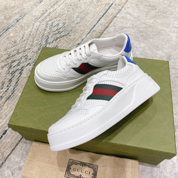 G*u*i gg embossed sneaker with web