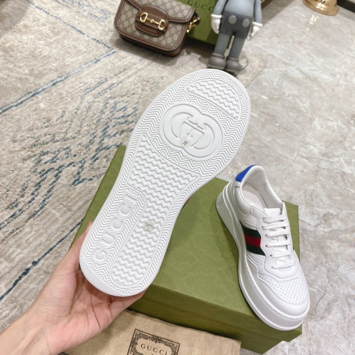 G*u*i gg embossed sneaker with web