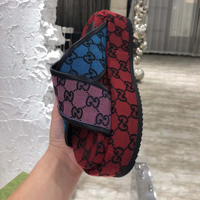 G*u*i gg multicolour platform sandal 663666