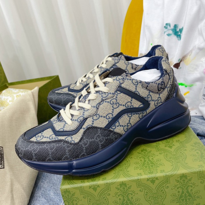 G*u*i gg rhyton sneaker blue 692909