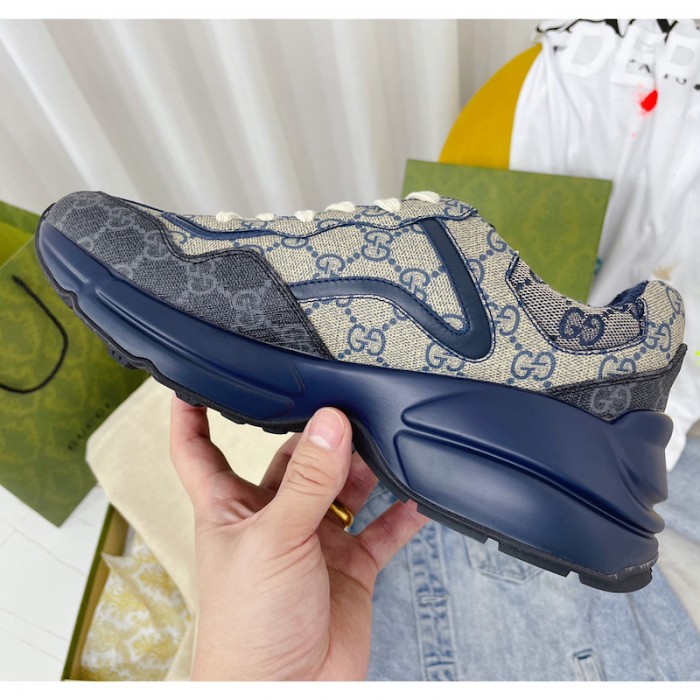 G*u*i gg rhyton sneaker blue 692909