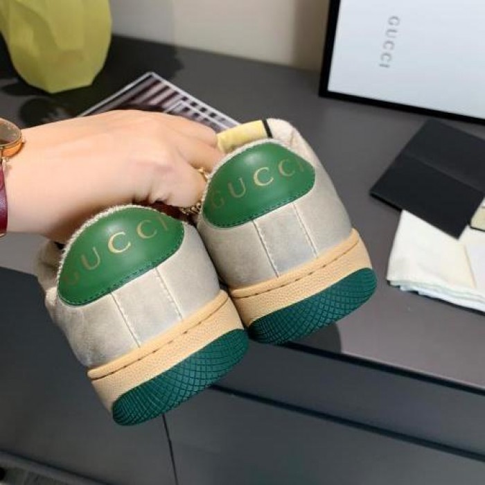 G*u*i screener leather sneaker green