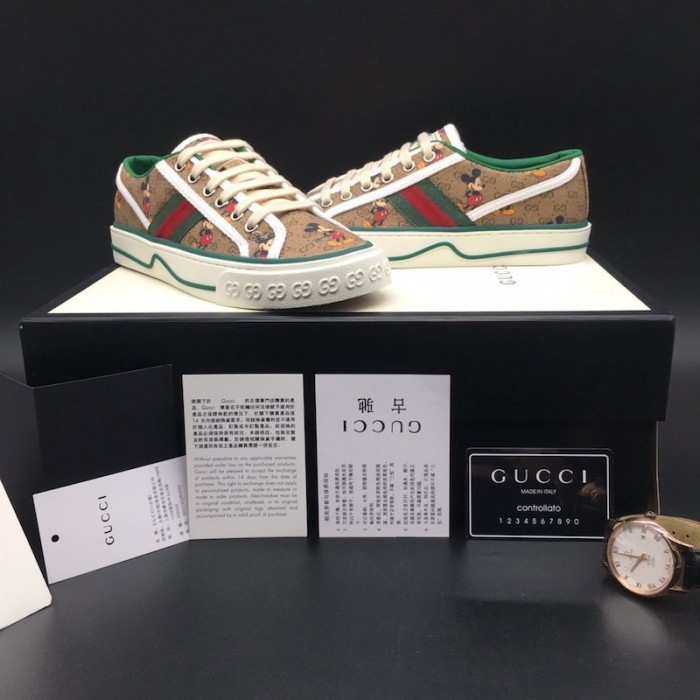 disney x G*u*i tennis 1977 sneaker with web