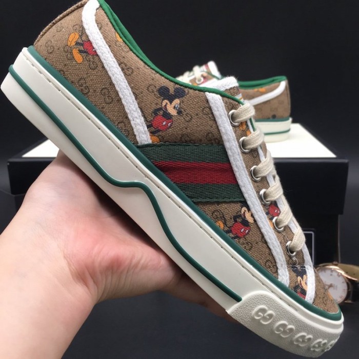 disney x G*u*i tennis 1977 sneaker with web