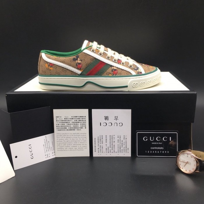 disney x G*u*i tennis 1977 sneaker with web