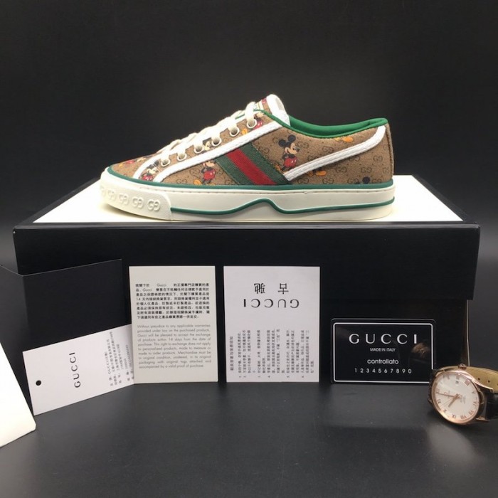 disney x G*u*i tennis 1977 sneaker with web