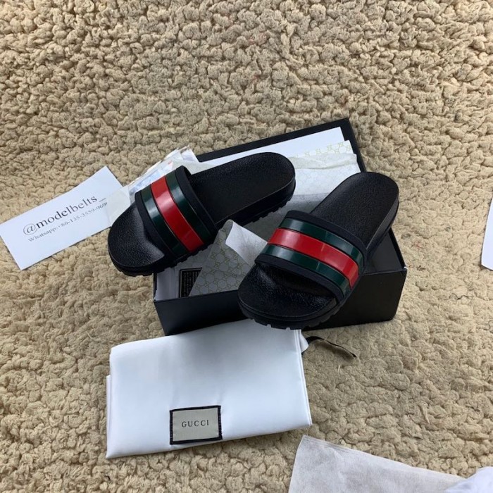G*u*i web slide sandal black