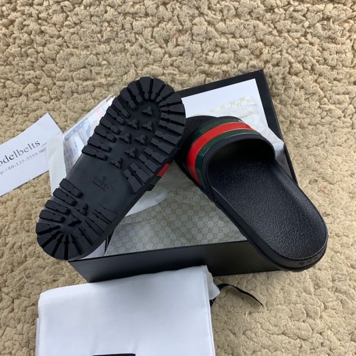 G*u*i web slide sandal black