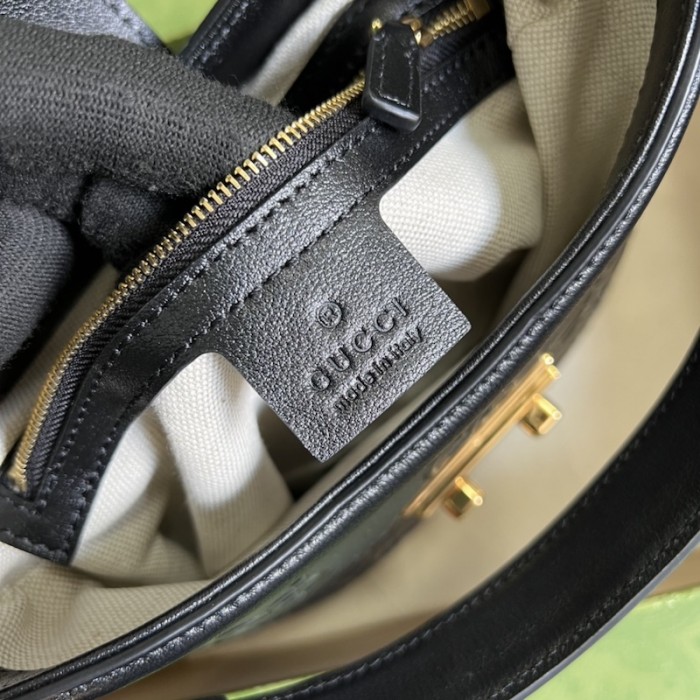 G*u*i small gg shoulder bag 675788 black
