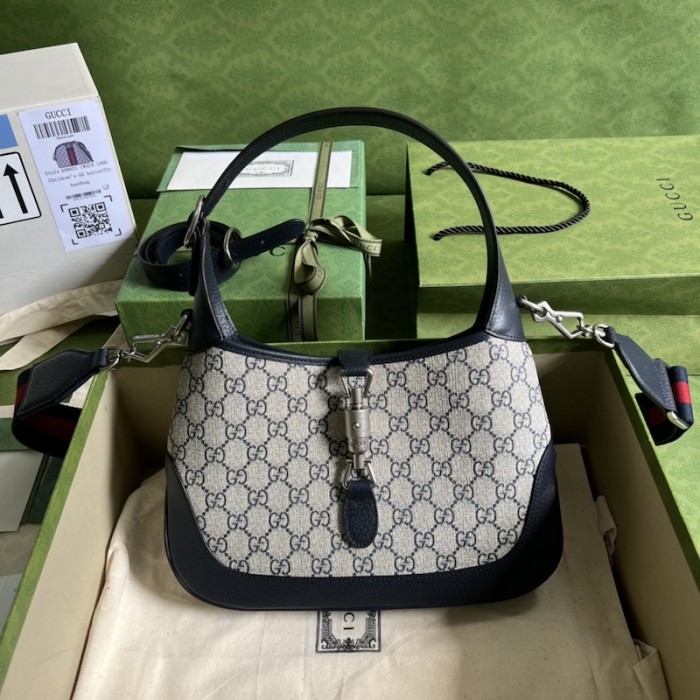 G*u*i jackie 1961 small gg shoulder bag 678843 blue