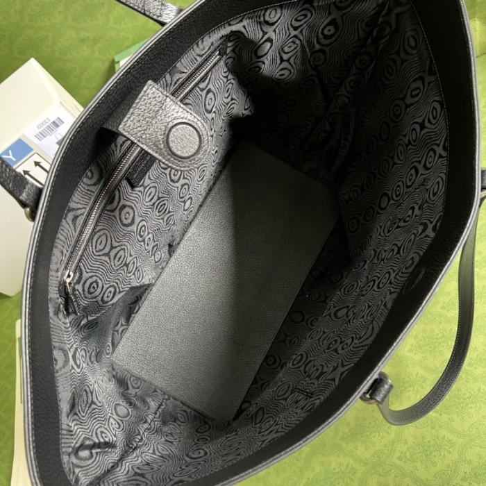 g*u*i x Ba*len*cia*ga the hacker project large tote bag black