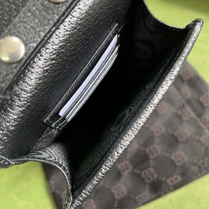 g*u*i x Ba*len*cia*ga the hacker project phone bag black
