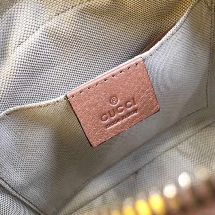 G*u*i soho small leather disco bag gold 308364