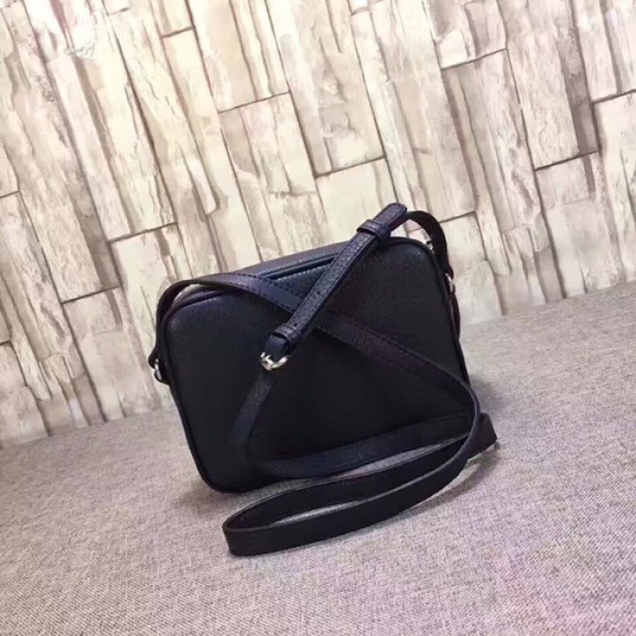 G*u*i soho small leather disco bag navy 308364