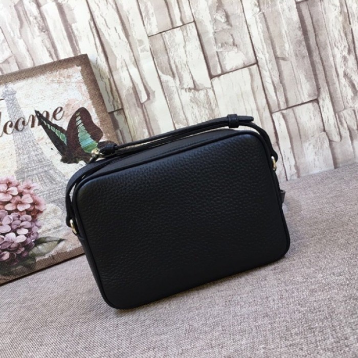G*u*i soho small leather disco bag black 308364