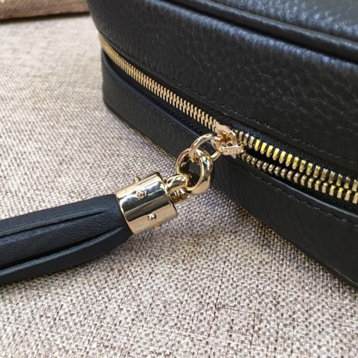G*u*i soho small leather disco bag black 308364