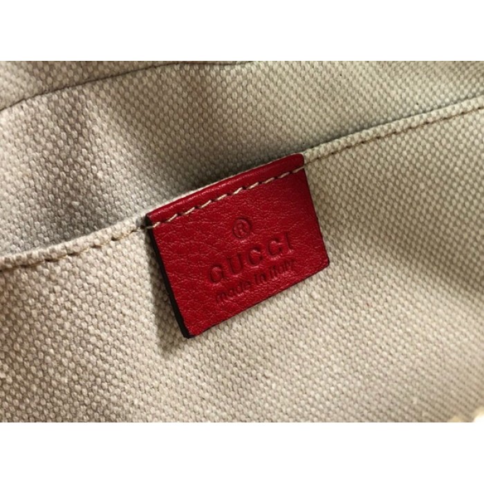 G*u*i soho small leather disco bag red 308364