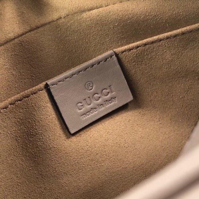 G*u*i gg marmont small matelasse shoulder bag nude 447632
