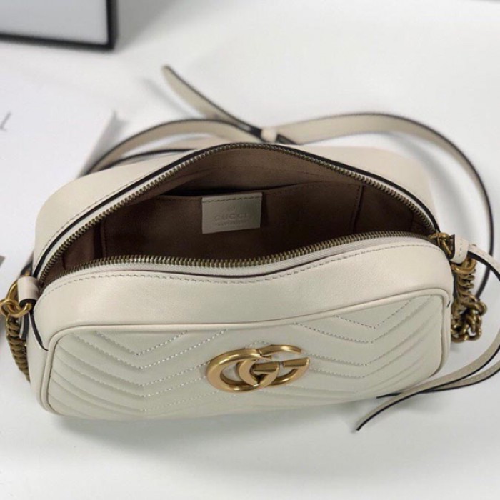 G*u*i gg marmont small matelasse shoulder bag beige 447632