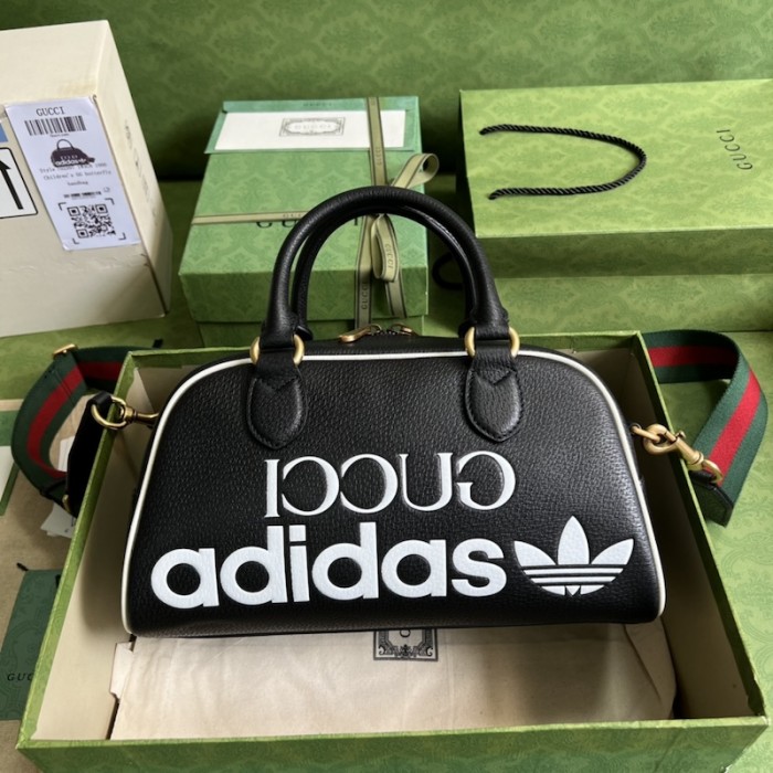 Ad*s x g*u*i mini duffle bag ‎702397 black