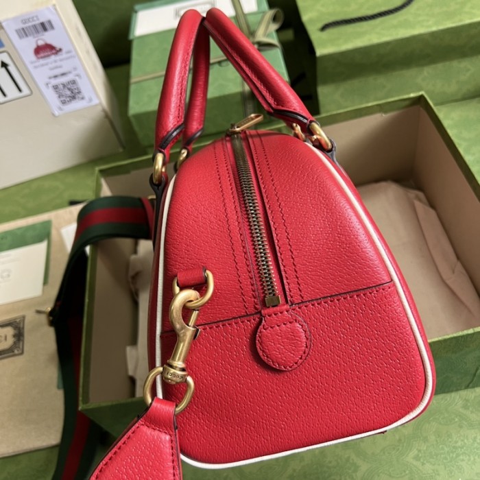 Ad*s x g*u*i mini duffle bag 702397 red