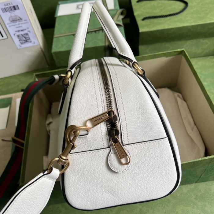 Ad*s x g*u*i mini duffle bag 702397 white