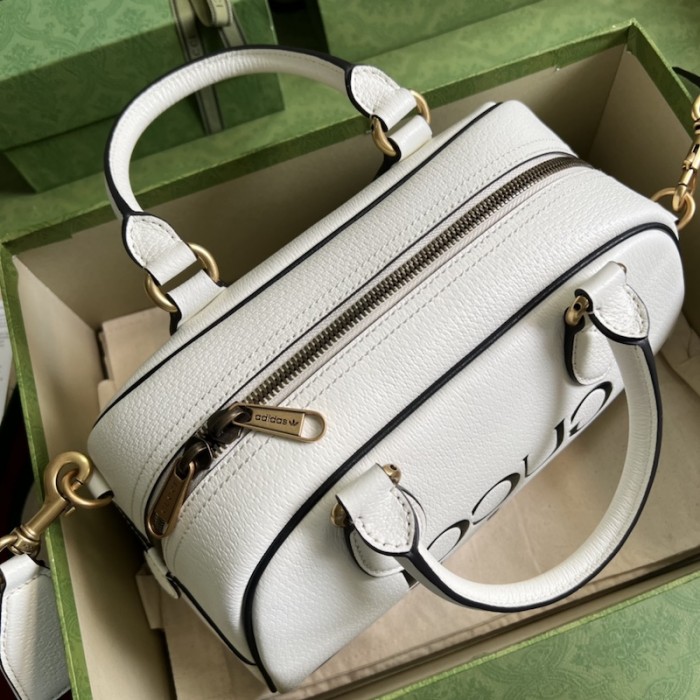 Ad*s x g*u*i mini duffle bag 702397 white