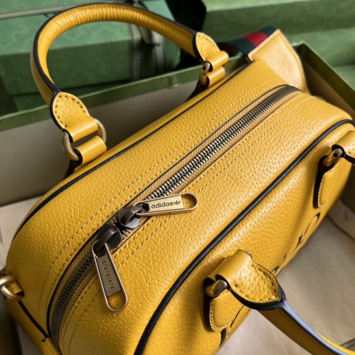 Ad*s x g*u*i mini duffle bag 702397 yellow