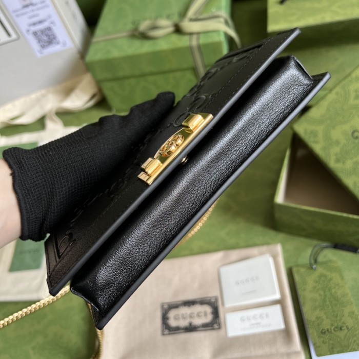 G*u*i gg wallet with chain 676155 black