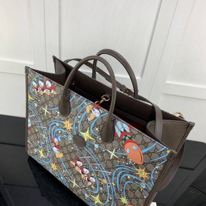 G*u*i donald duck tote bag 650037