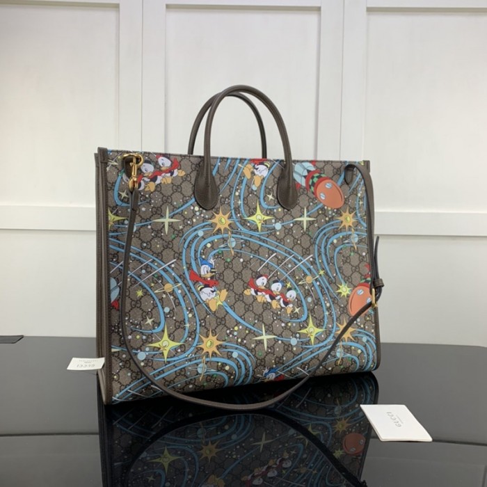 G*u*i donald duck tote bag 650037