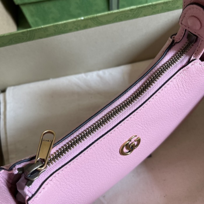 G*u*i aphrodite shoulder bag with double g 739076 pink