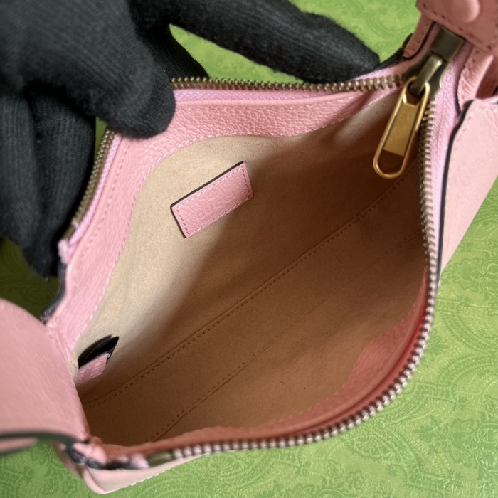 G*u*i aphrodite shoulder bag with double g 739076 pink