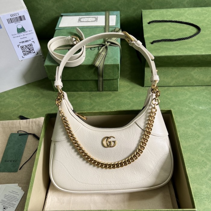 G*u*i aphrodite small shoulder bag ‎731817 white