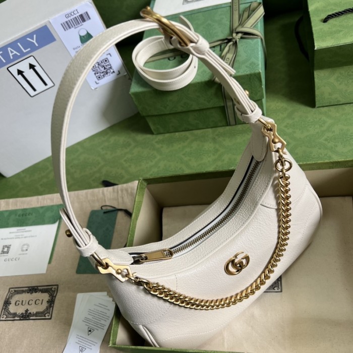G*u*i aphrodite small shoulder bag ‎731817 white