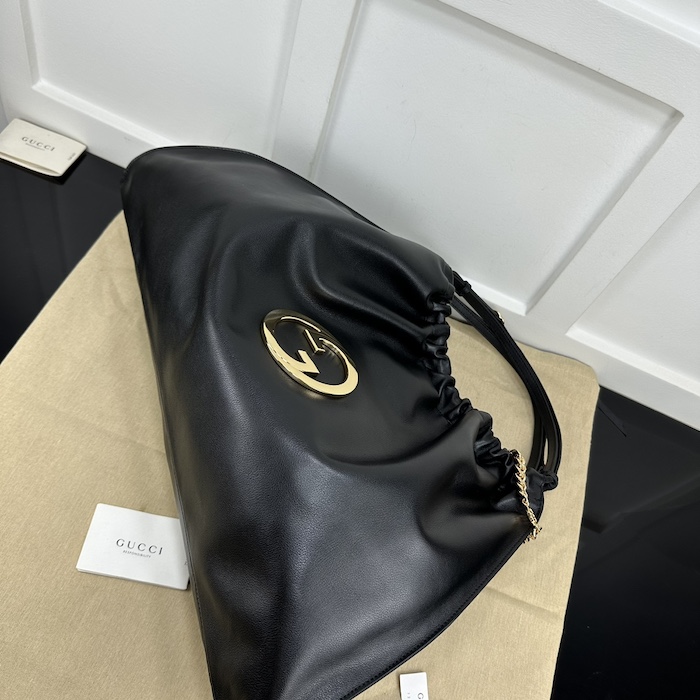 G*u*i blondie large tote bag black 747372