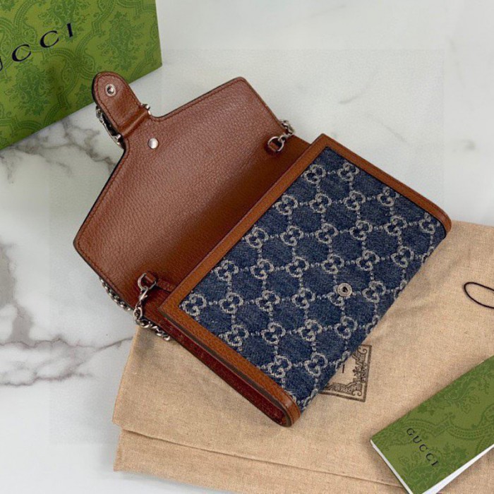 G*u*i denim dionysus mini chain bag 401231