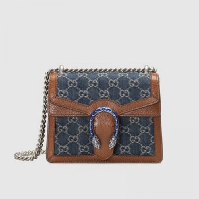 G*u*i denim dionysus mini bag 421970