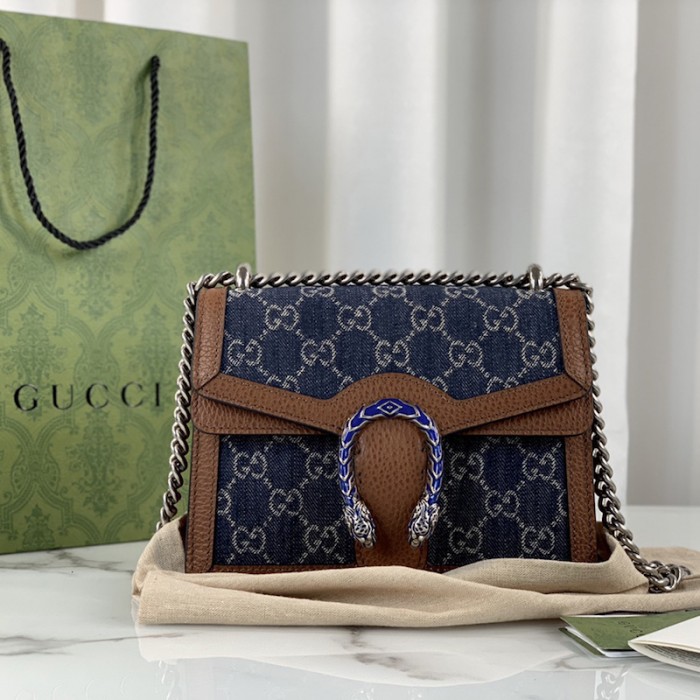 G*u*i denim dionysus mini bag 421970
